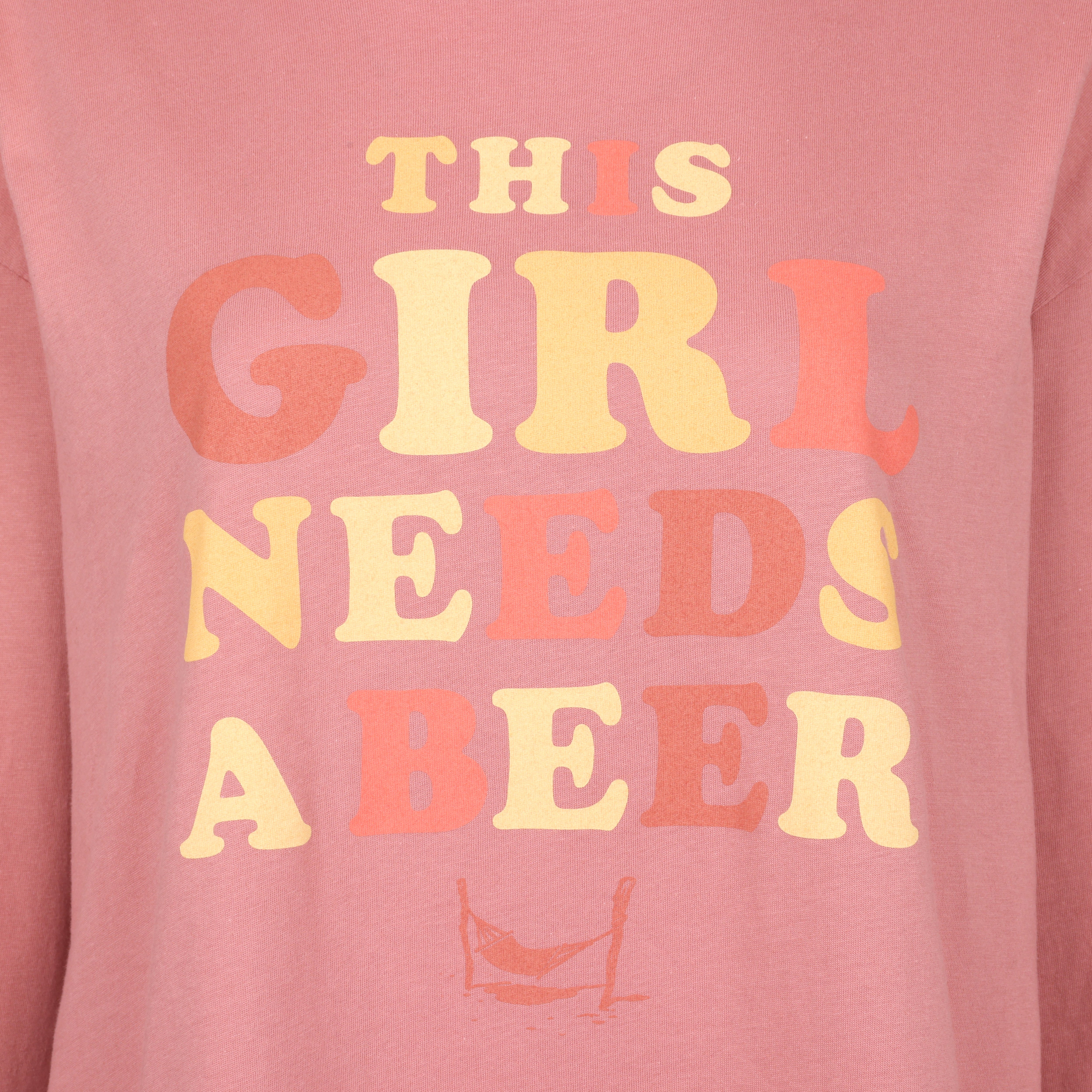 Girl Needs Beer Long Sleeve Tee