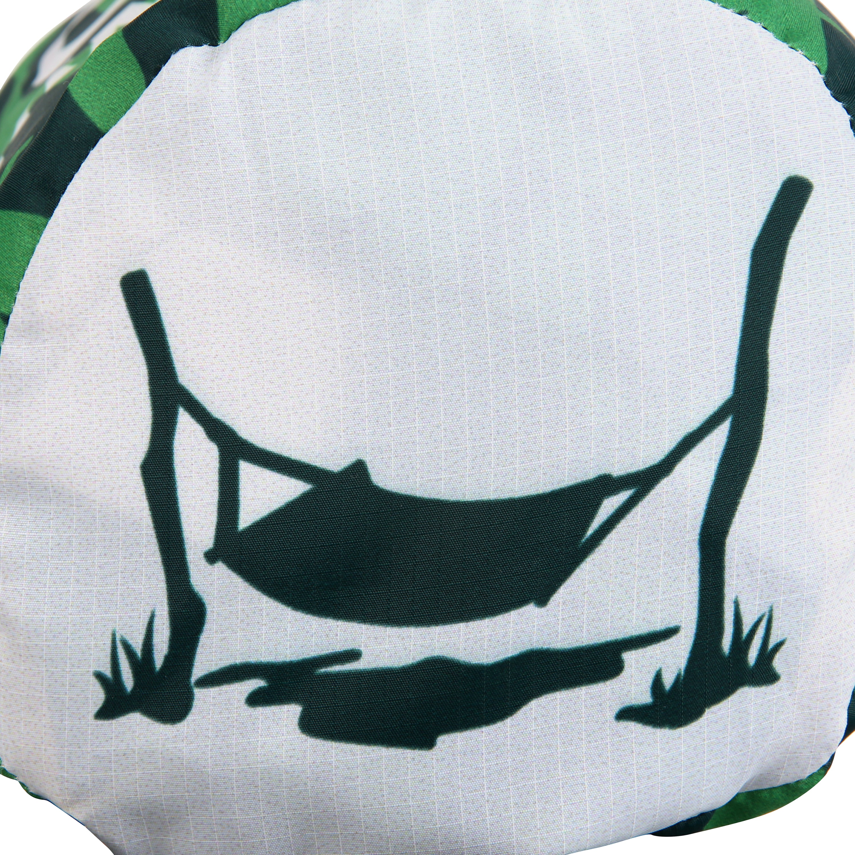 Backyard Stuffsack Hammock Grass Pattern, Sand-Flame Logo