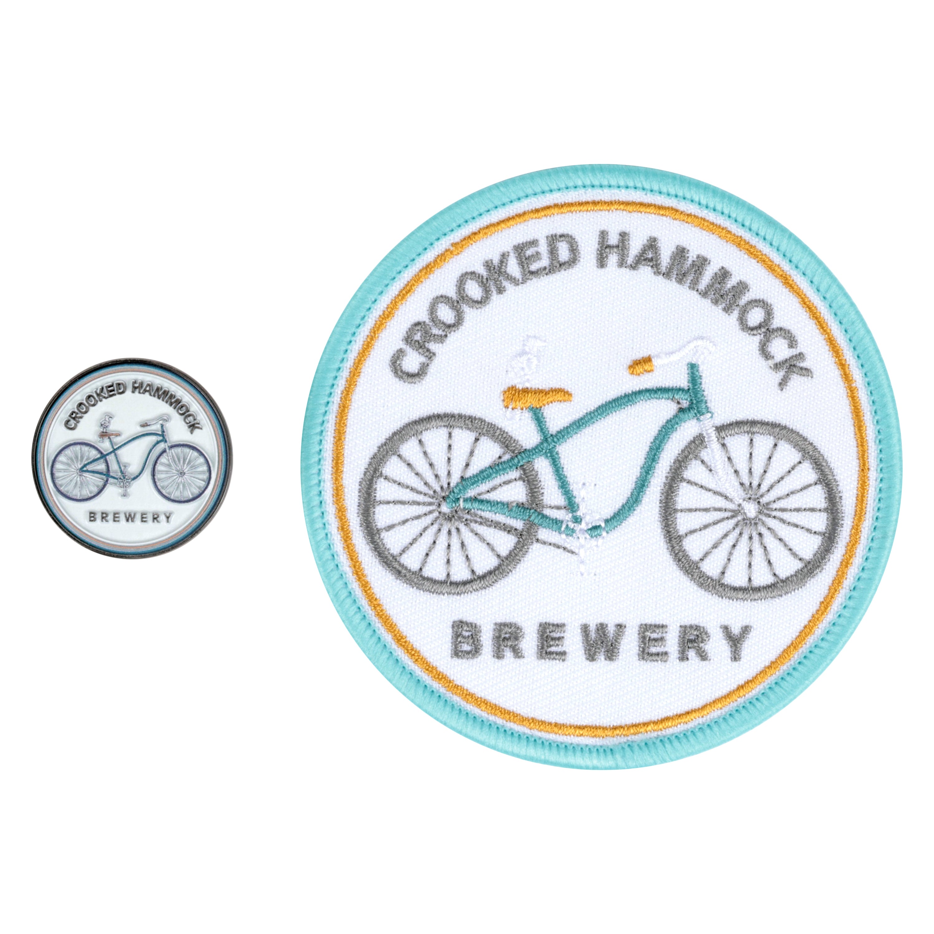 Beach Cruiser Pin & Patch Set