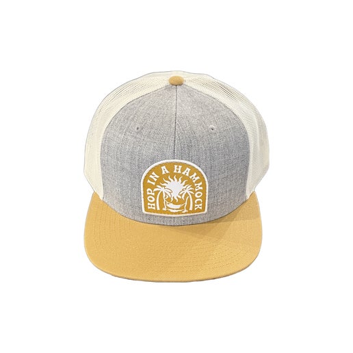 Hop In A Hammock Hat Tri Heather Grey/Birch/Biscuit